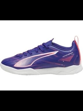 New Puma Kids Purple Indoor Soccer ⚽️ shoes sneakers  Sz 1 $50